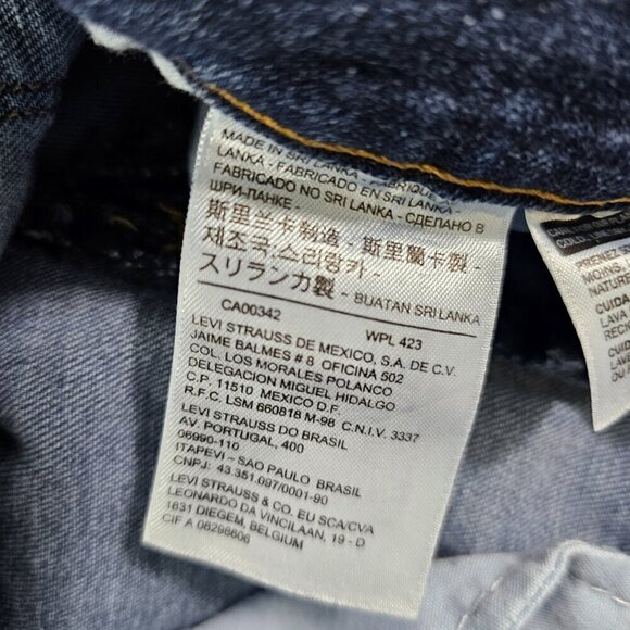 Levi’s Women’s 711 Skinny Distressed Ripped Medium Wash Blue Jeans – Size 29 - Picture 4 of 16